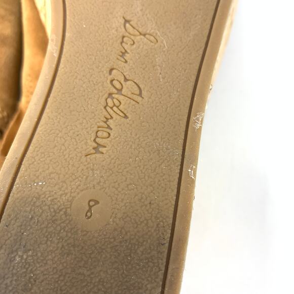 Sam Edelman Women's Size 8 Ranger Wedge Platform Sandals Brown Suede Leather - Picture 6 of 7